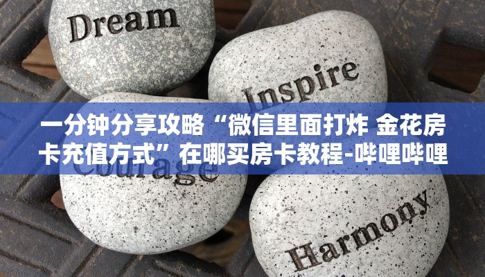 一分钟分享攻略“微信里面打炸 金花房卡充值方式”在哪买房卡教程-哔哩哔哩