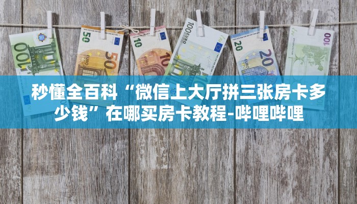 秒懂全百科“微信上大厅拼三张房卡多少钱”在哪买房卡教程-哔哩哔哩 秒懂全百科“微信上大厅拼三张房卡多少钱”在哪买房卡教程-哔哩哔哩