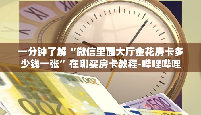 一分钟了解“微信里面大厅金花房卡多少钱一张”在哪买房卡教程-哔哩哔哩