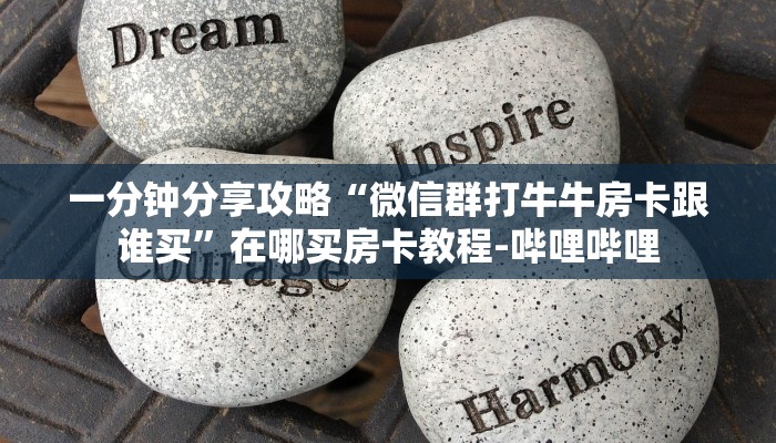 一分钟分享攻略“微信群打牛牛房卡跟谁买”在哪买房卡教程-哔哩哔哩