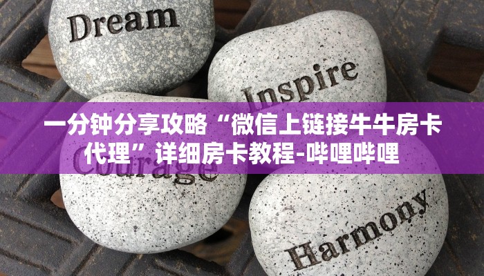 一分钟分享攻略“微信上链接牛牛房卡代理”详细房卡教程-哔哩哔哩