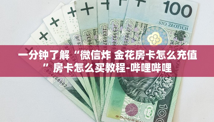 一分钟了解“微信炸 金花房卡怎么充值”房卡怎么买教程-哔哩哔哩
