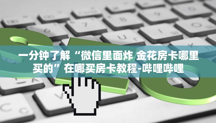一分钟了解“微信里面炸 金花房卡哪里买的”在哪买房卡教程-哔哩哔哩