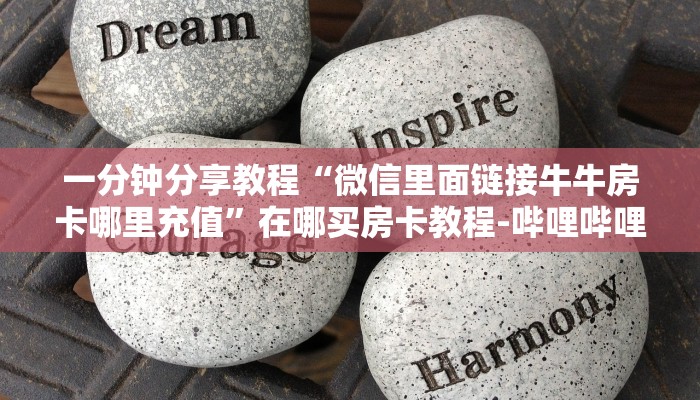 一分钟分享教程“微信里面链接牛牛房卡哪里充值”在哪买房卡教程-哔哩哔哩