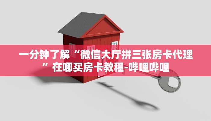 一分钟了解“微信大厅拼三张房卡代理”在哪买房卡教程-哔哩哔哩